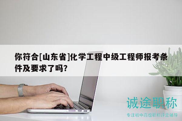 你符合[山東省]化學(xué)工程中級工程師報考條件及要求了嗎？