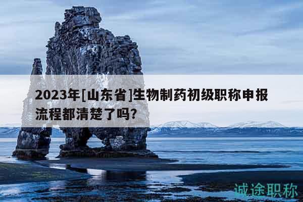 2023年[山東省]生物制藥初級(jí)職稱(chēng)申報(bào)流程都清楚了嗎？