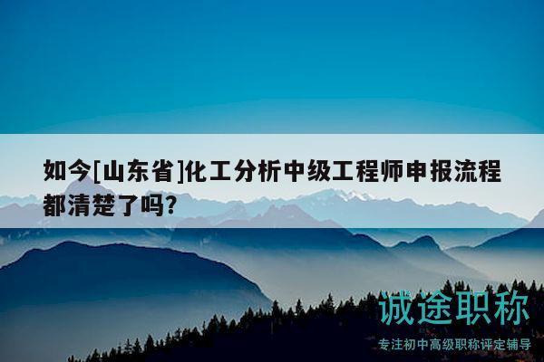 如今[山東省]化工分析中級(jí)工程師申報(bào)流程都清楚了嗎？