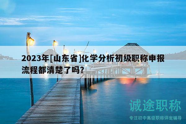 2023年[山東省]化學(xué)分析初級職稱申報流程都清楚了嗎？