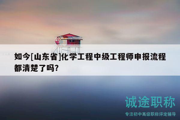 如今[山東省]化學(xué)工程中級工程師申報流程都清楚了嗎？