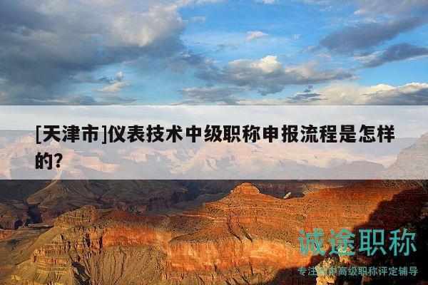 [天津市]儀表技術(shù)中級職稱申報流程是怎樣的？